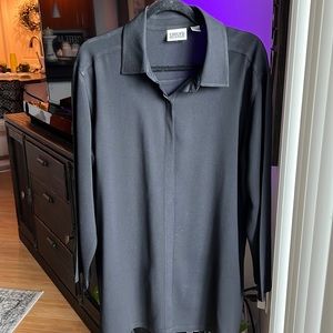 Chico’s Black Botton Down Shirt